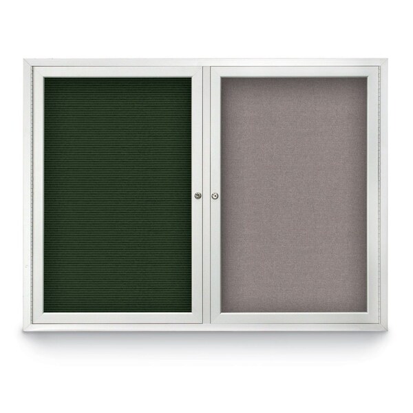 Corkboard, Black/Black, 72" x 48"